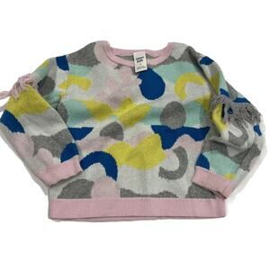 Open Edit Long Sleeve Pink Cameo Sweater Toddler Girl Size 4 , Thick, Warm